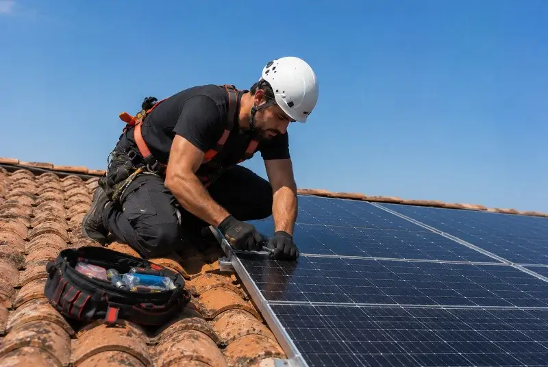 Maintenance et monitoring de panneaux solaires à la Ciotat