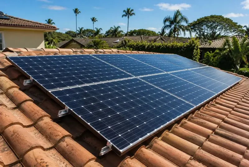 Installation de panneaux solaires à la Ciotat